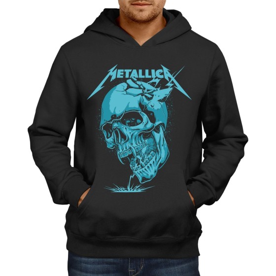 Rockwear Brasil - Moletom Metallica 6 Rockwear Preto