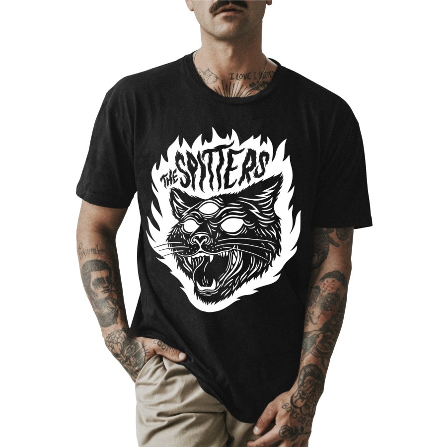 Rockwear Brasil - Camiseta The Spitters Rockwear Preta Rockwear Brasil - Camiseta The Spitters Rockwear Preta