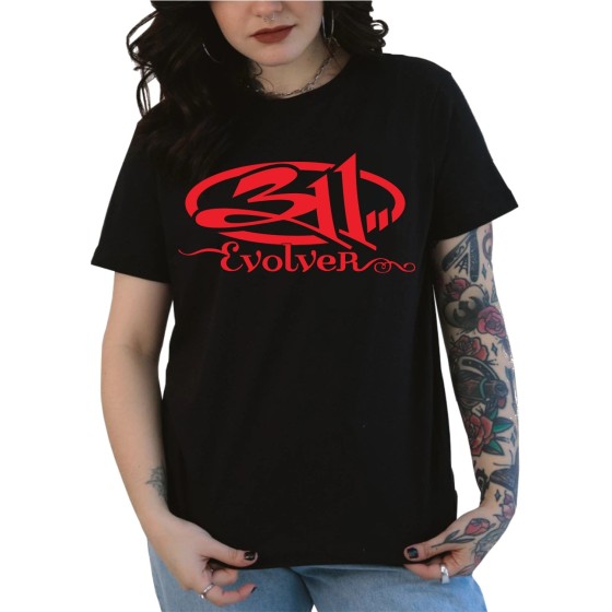 Rockwear Brasil - Baby look 311 Rockwear Preta