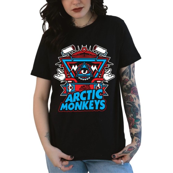 Rockwear Brasil - Baby look Arctic Monkeys 2 Rockwear Preta
