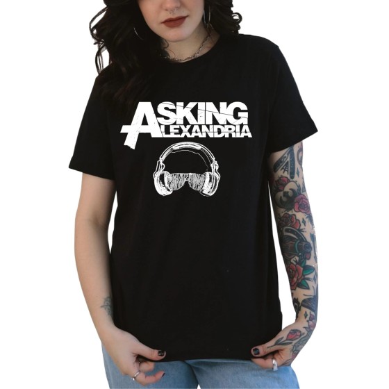 Rockwear Brasil - Baby look Asking Alexandria Rockwear Preta
