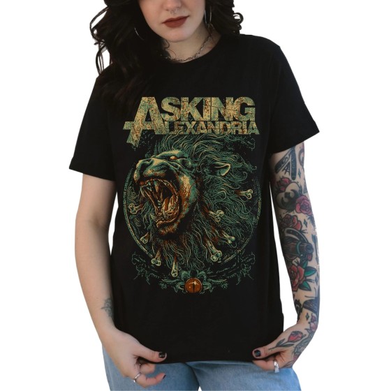 Rockwear Brasil - Baby look Asking Alexandria 2 Rockwear Preta