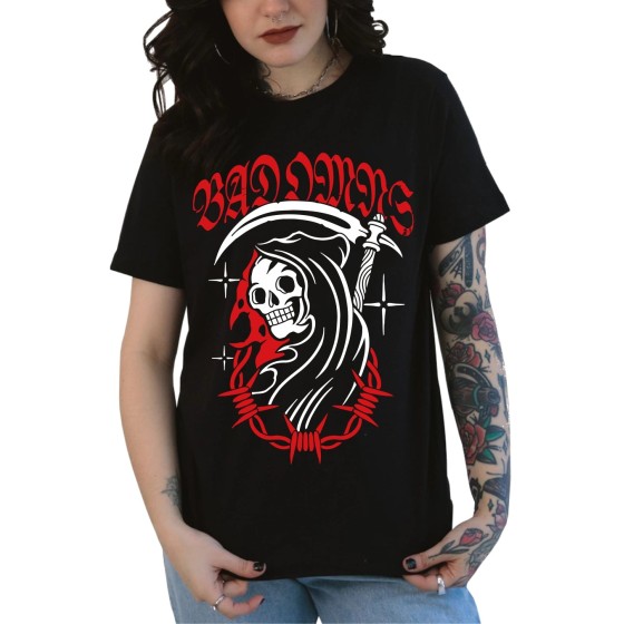 Rockwear Brasil - Baby look Bad Omens Rockwear Preta