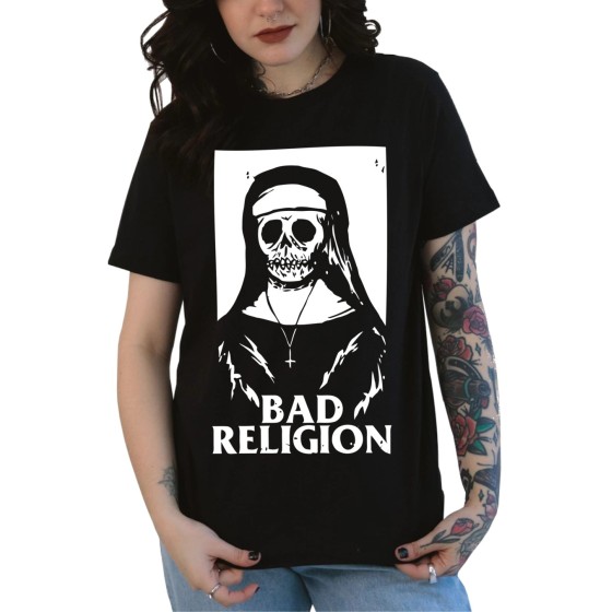 Rockwear Brasil - Baby look Bad Religion Rockwear Preta