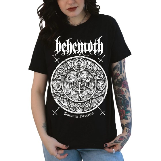 Rockwear Brasil - Baby look Behemoth 3 Rockwear Preta