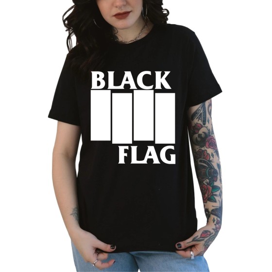 Rockwear Brasil - Baby look Black Flag Rockwear Preta
