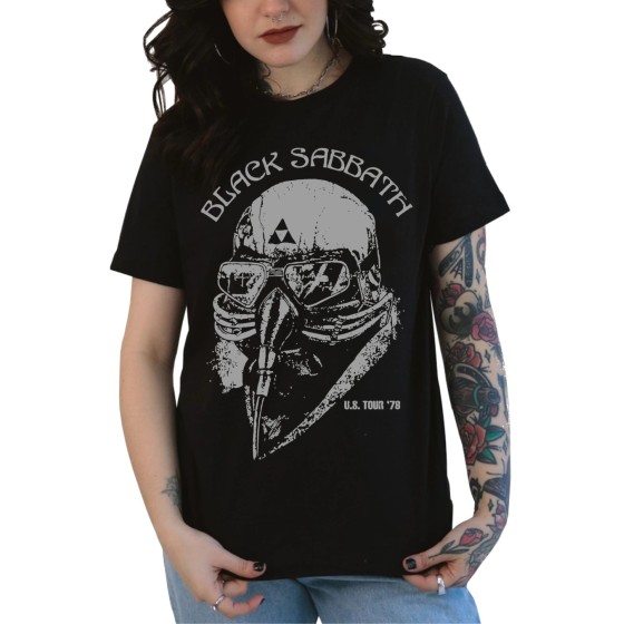 Rockwear Brasil - Baby look Black Sabbath 4 Rockwear Preta