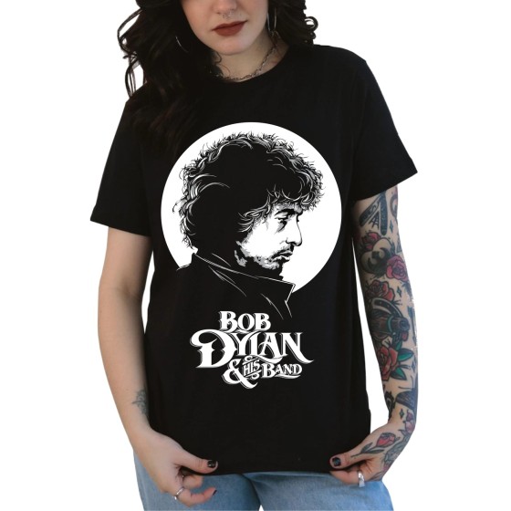 Rockwear Brasil - Baby look Bob Dylan Rockwear Preta