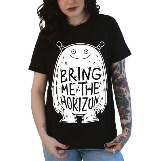 Rockwear Brasil - Baby look Bring Me The Horizon 3 Rockwear Preta