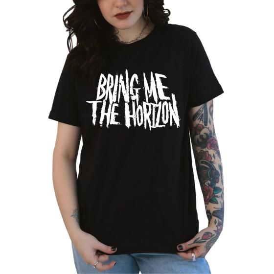 Rockwear Brasil - Baby look Bring Me The Horizon 6 Rockwear Preta