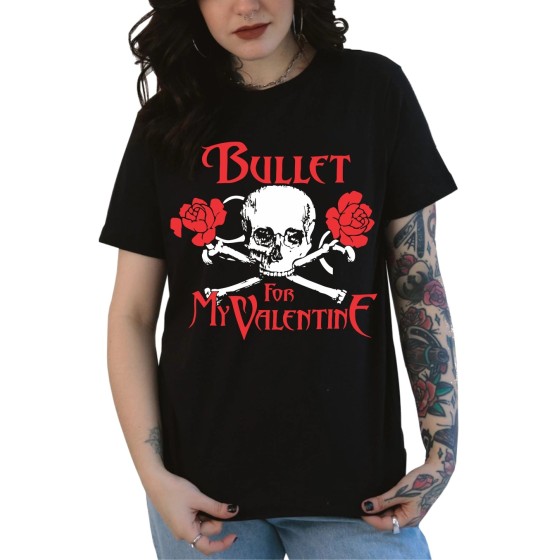 Rockwear Brasil - Baby look Bullet For My Valentine 2 Rockwear Preta