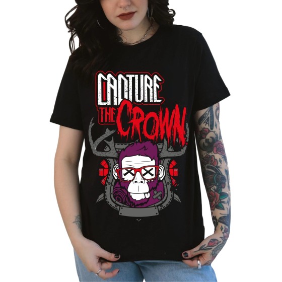 Rockwear Brasil - Baby look Capture The Crown Rockwear Preta