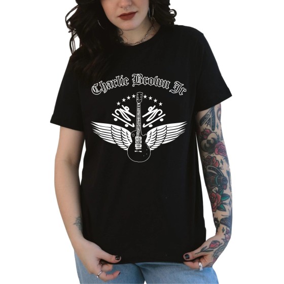 Rockwear Brasil - Baby look Charlie Brown Jr 2 Rockwear Preta
