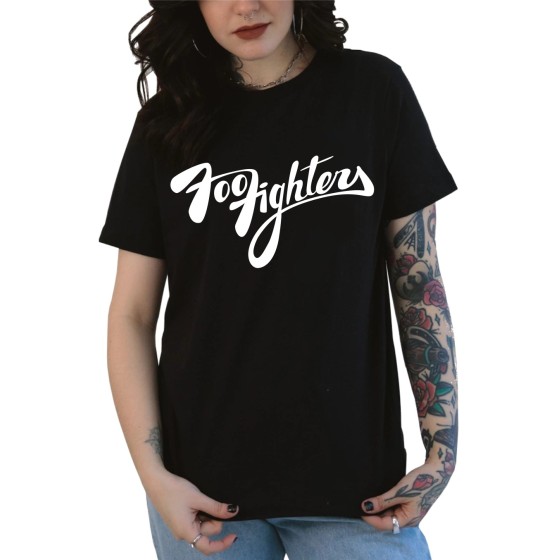 Rockwear Brasil - Baby look Foo Fighters 2 Rockwear Preta