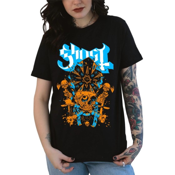 Rockwear Brasil - Baby look Ghost Rockwear Preta