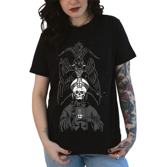 Rockwear Brasil - Baby look Ghost 3 Rockwear Preta