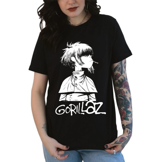 Rockwear Brasil - Baby look Gorillaz Rockwear Preta