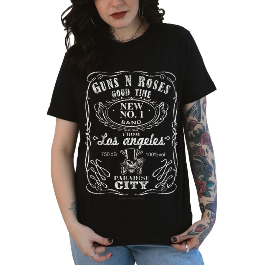 Rockwear Brasil - Baby look Guns n' Roses 5 Rockwear Preta Rockwear Brasil - Baby look Guns n' Roses 5 Rockwear Preta