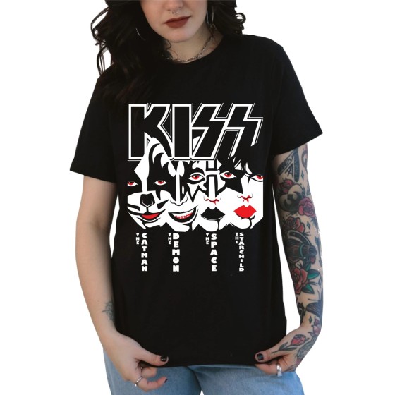 Rockwear Brasil - Baby look KISS Rockwear Preta