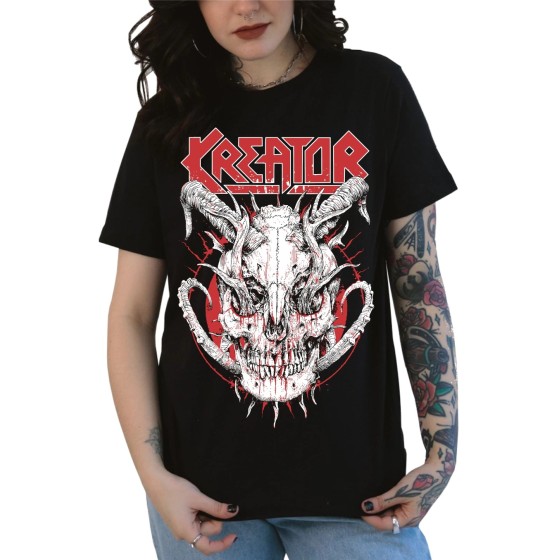 Rockwear Brasil - Baby look Kreator 3 Rockwear Preta