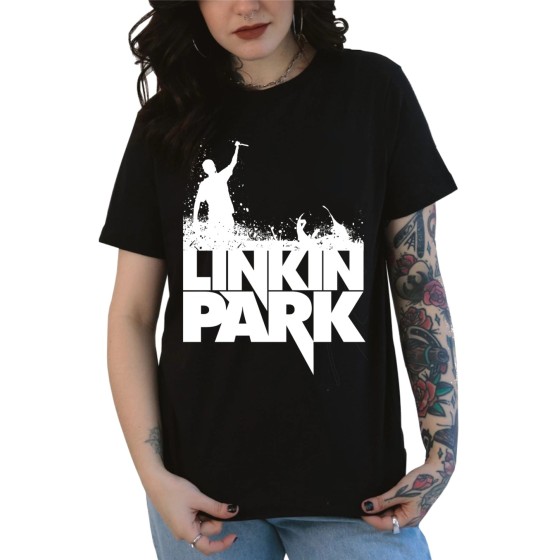 Rockwear Brasil - Baby look Linkin Park 2 Rockwear Preta