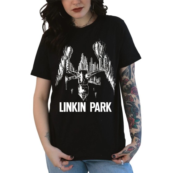 Rockwear Brasil - Baby look Linkin Park 3 Rockwear Preta