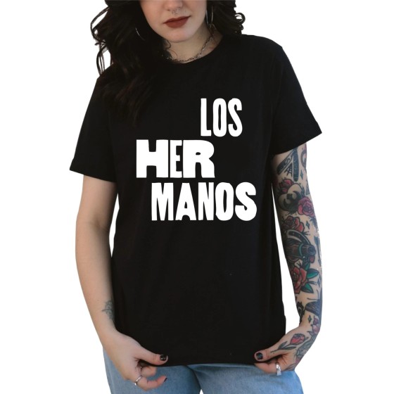 Rockwear Brasil - Baby look Los Hermanos 2 Rockwear Preta