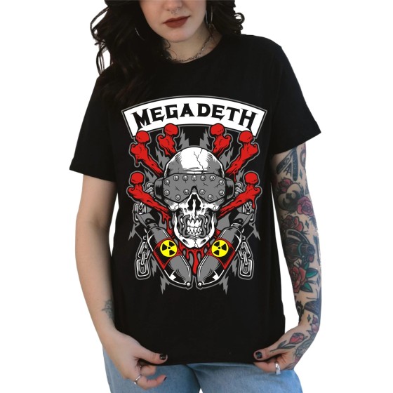 Rockwear Brasil - Baby look Megadeth Rockwear Preta