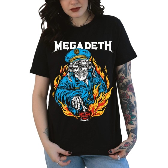 Rockwear Brasil - Baby look Megadeth 2 Rockwear Preta