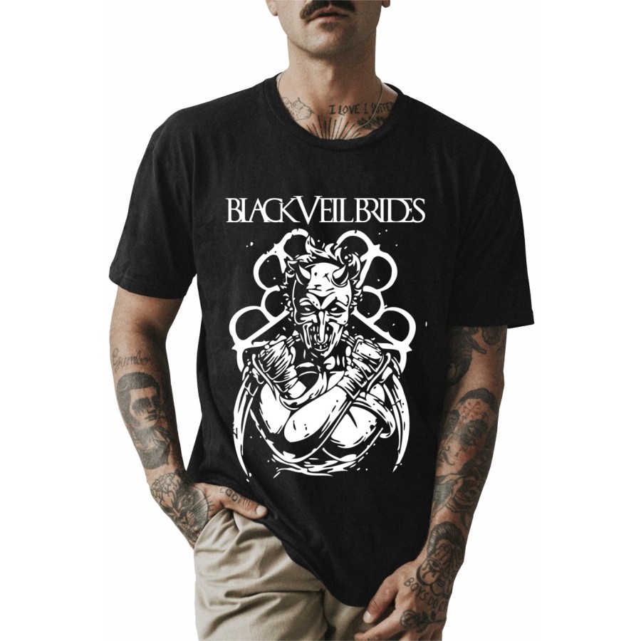 Rockwear Brasil - Camiseta Black Veil Brides Rockwear Preta Rockwear Brasil - Camiseta Black Veil Brides Rockwear Preta