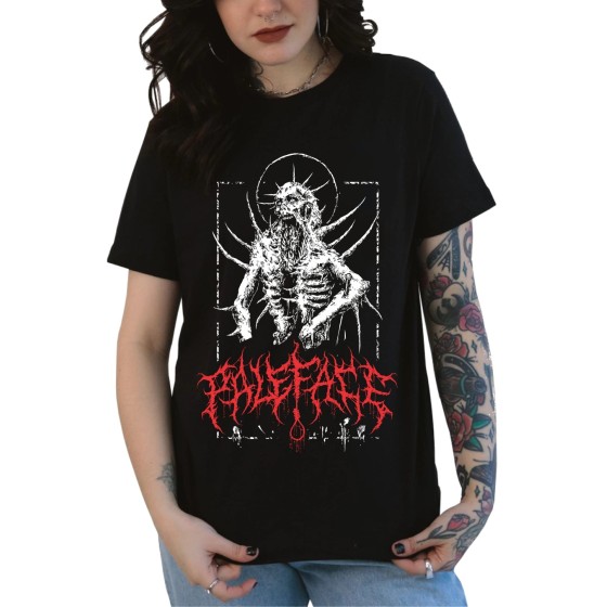 Rockwear Brasil - Baby look Paleface 2 Rockwear Preta