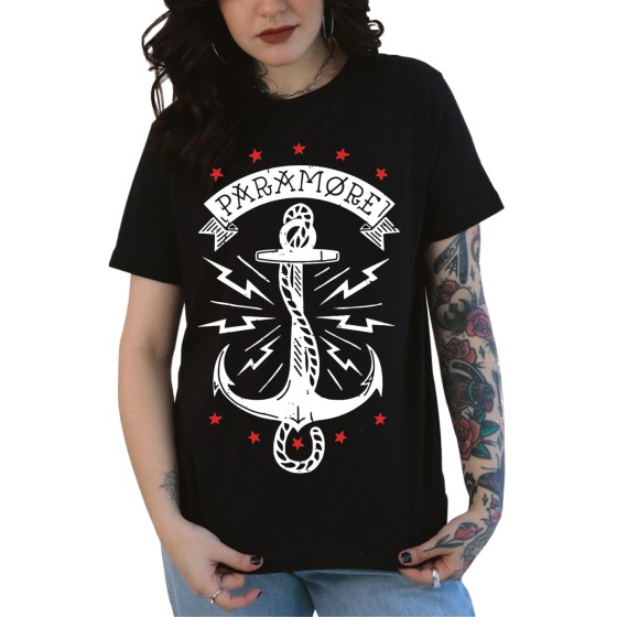 Rockwear Brasil - Baby look Paramore Rockwear Preta