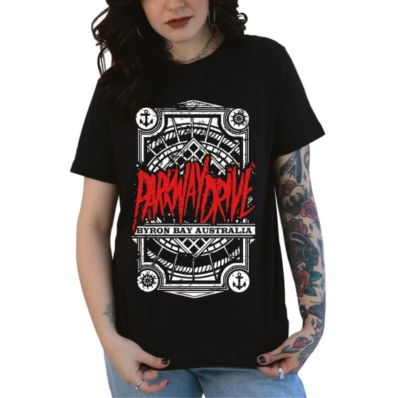 Rockwear Brasil - Baby look Parkway Drive 2 Rockwear Preta