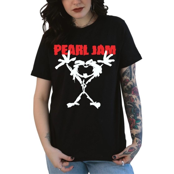 Rockwear Brasil - Baby look Pearl Jam Rockwear Preta