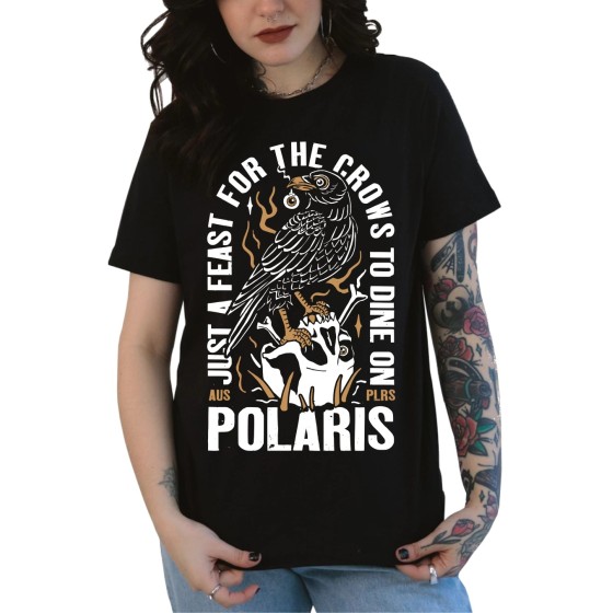 Rockwear Brasil - Baby look Polaris 3 Rockwear Preta