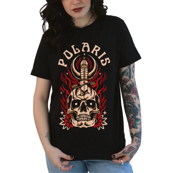 Rockwear Brasil - Baby look Polaris 5 Rockwear Preta