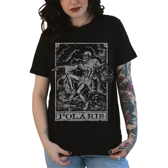 Rockwear Brasil - Baby look Polaris 6 Rockwear Preta