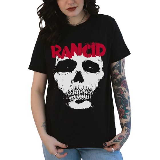 Rockwear Brasil - Baby look Rancid 2 Rockwear Preta