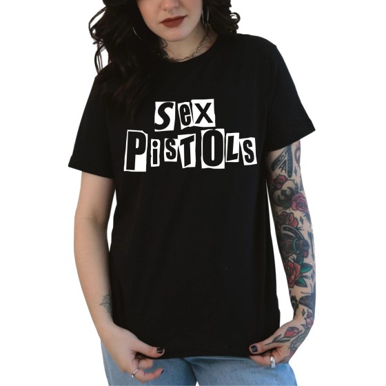 Rockwear Brasil - Baby look Sex Pistols Rockwear Preta