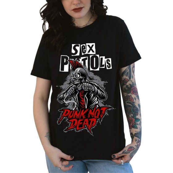 Rockwear Brasil - Baby look Sex Pistols 2 Rockwear Preta