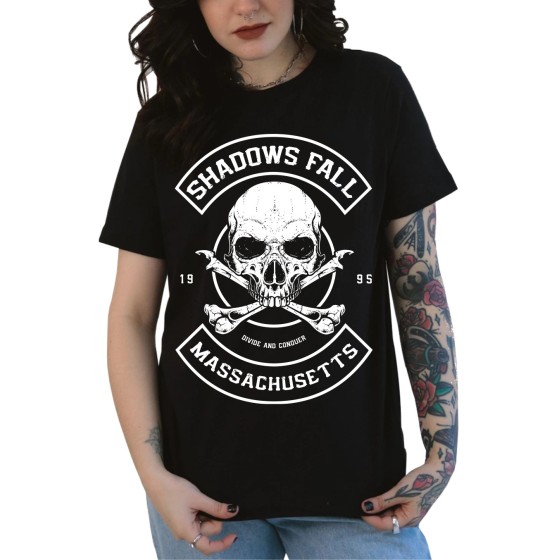 Rockwear Brasil - Baby look Shadows Fall Massachutts Rockwear Preta