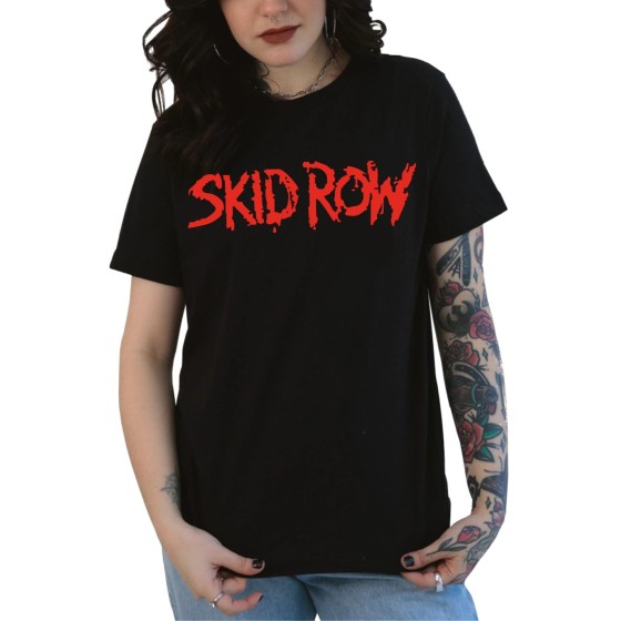 Rockwear Brasil - Baby look Skid Row Rockwear Preta