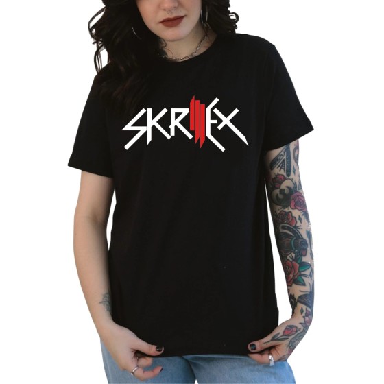 Rockwear Brasil - Baby look Skrillex Rockwear Preta