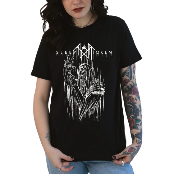Rockwear Brasil - Baby look Sleep Token 4 Rockwear Preta