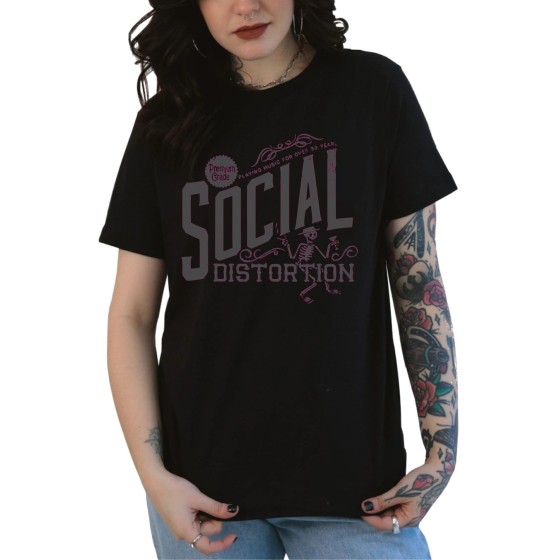 Rockwear Brasil - Baby look Social Distortion Rockwear Preta