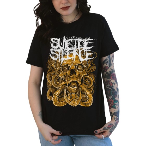 Rockwear Brasil - Baby look Suicide Silence Rockwear Preta