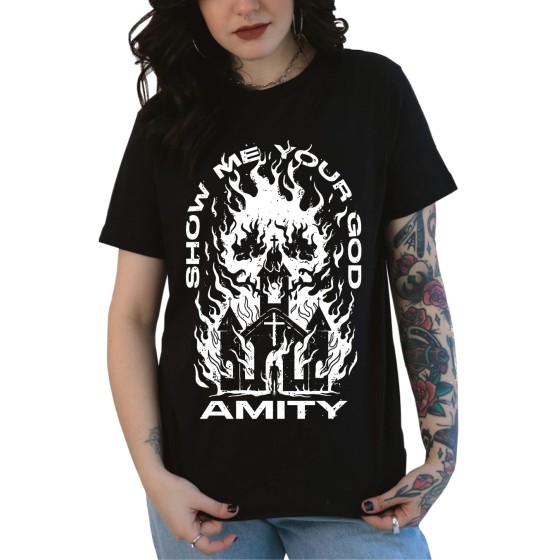 Rockwear Brasil - Baby look The Amity Affliction Rockwear Preta