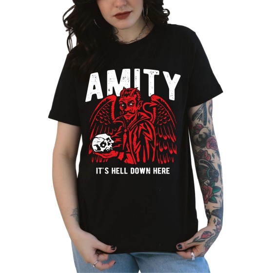 Rockwear Brasil - Baby look The Amity Affliction 6 Rockwear Preta