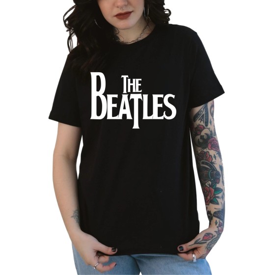 Rockwear Brasil - Baby look The Beatles Rockwear Preta