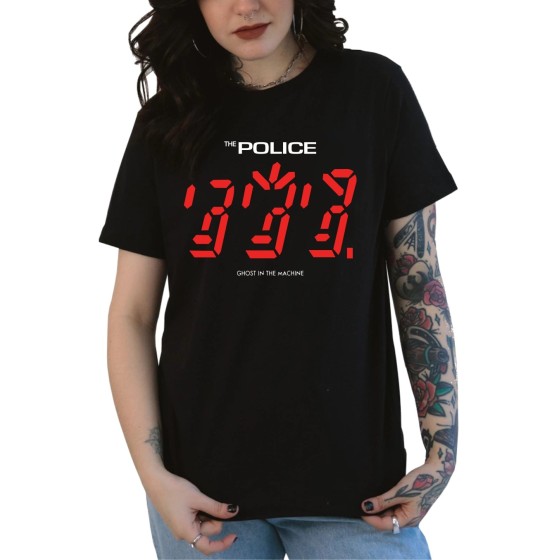 Rockwear Brasil - Baby look The Police Rockwear Preta